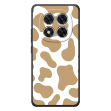 Чохол з принтом корови на Ш Axiomі Поко М8 Про (Бежевий принт)
