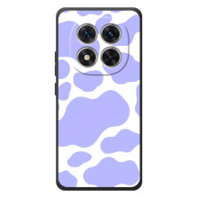 Чохол з принтом корови на Ш Axiomі Поко М8 Про (Фіолетовий принт)