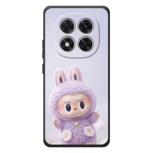 Чехол с принтом Лабубу для Xiaomi Poco M8 Pro – Фиолетовый Лабубу