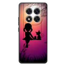 Дівчачий Чохол для Xiaomi Poco M8 Pro – На гойдалці