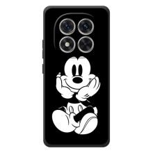 Эксклюзивный чехол для Xiaomi Poco M8 Pro (AlphaPrint - Мультяшные) (Микки на черном)