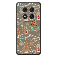 Новорічні, Святкові Чохли для Xiaomi Poco M8 Pro - 2024 год (Новорічні пряники)