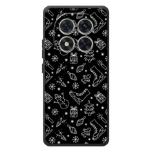 Новорічні, Святкові Чохли для Xiaomi Poco M8 Pro - 2024 год (Новорічний фон)