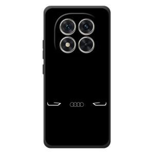 Силиконовый бампер с картинкой машины на Xiaomi Poco M8 Pro – Силует Audi