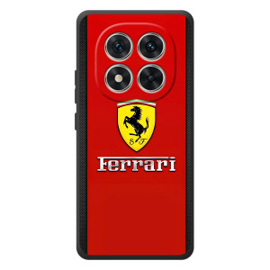 Силиконовый бампер с картинкой машины на Xiaomi Poco M8 Pro – Ferrari Logo