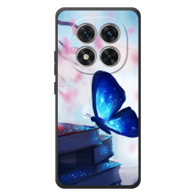 Силіконовий бампер з картинкою звірів для Xiaomi Poco M8 Pro – Метелик синій