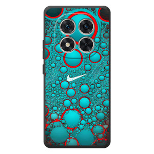 Силиконовый Чехол на Xiaomi Poco M8 Pro с картинкой Nike (Найк зеленый)