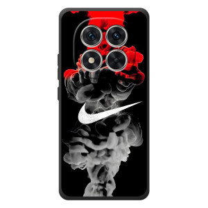 Силиконовый Чехол на Xiaomi Poco M8 Pro с картинкой Nike (Nike дым)