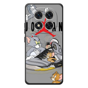 Силиконовый Чехол Nike Air Jordan на Xiaomi Poco M8 Про – Air Jordan