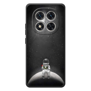 Силиконовый Чехол с принтом "Космонавты" на Xiaomi Poco M8 Pro – Космонавт романтик