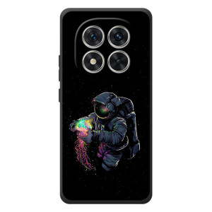 Силиконовый Чехол с принтом "Космонавты" на Xiaomi Poco M8 Pro – В руках земля