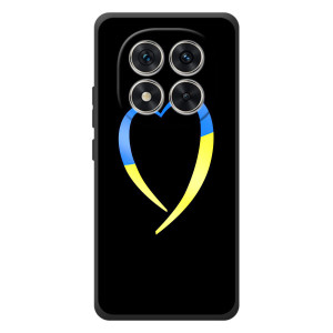 Силиконовый Чехол на Xiaomi Poco M8 Pro (Я-Украина) – Украинское сердце