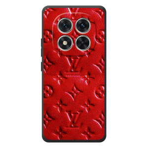 Текстурный Чехол Louis Vuitton для Xiaomi Poco M8 Про – Красный ЛВ