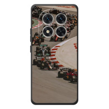 Чехол с прнтом Формула 1 на Xiaomi Poco M8 Pro – Боліди на трасі