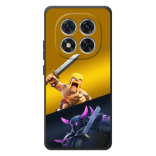 Чохол з героями Клеш Рояль для Xiaomi Poco M8 Pro – Варвар проти Пекка