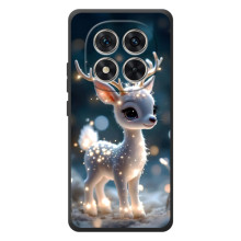 Яркий чехол для Xiaomi Poco M8 Pro с Зимними Оленятами