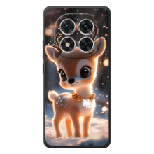 Яркий чехол для Xiaomi Poco M8 Pro с Зимними Оленятами – Оленёнок