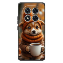 Друкований чохол 'Звірята з кавою' для Xiaomi Poco M8 Pro (Песик з кавою)