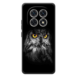 Чехлы с принтом СОВЫ для Xiaomi Poco M8 – Сова на чёрном