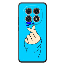 Чохол (Знак сердечка) для Xiaomi Poco M8 (Сердечко на синоьому)