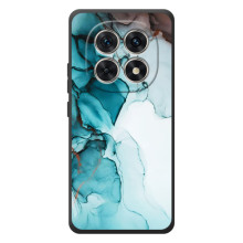 Чехол для кс и эйч и о эм оссии эм ем - с принтом (Дизайнерские) (AlphaPrint) (Бирюзовый мрамор)