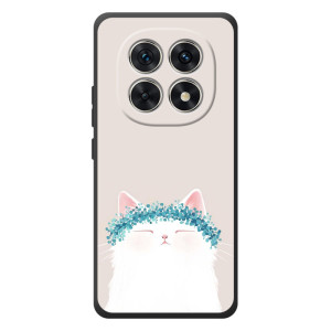 Чехол на тематику: Коты для Xiaomi Poco M8 – Белый котик