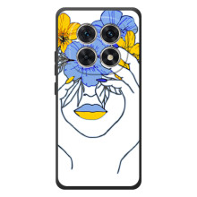 Чохол на Xiaomi Poco M8 (Український дизайн) (Українка на всю голову)