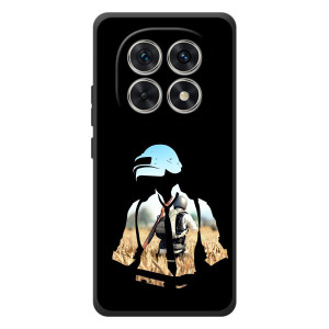 Силиконовый чехол с картинкой "Герой Pubg" на Xiaomi Poco M8 – Пубг мен