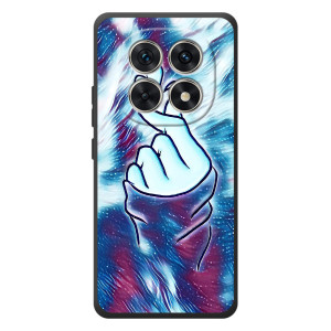 Чехол с принтом для Xiaomi Poco M8 (AlphaPrint - Знак сердечка)