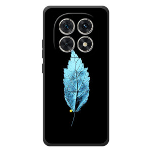 Чехол с картинками на черном фоне для Xiaomi Poco M8 – Листочек