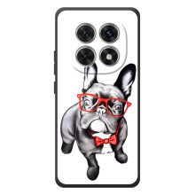 Бампер для Xiaomi Poco M8 з картинкою "Песики" – В окулярах