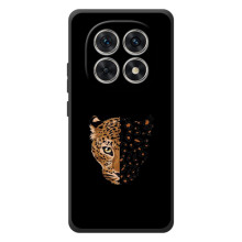 Чохол з леопардовим принтом на Xiaomi Poco M8 (Леопард на чорному)