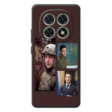 Чехол для Xiaomi Poco M8 (AlphaPrint - с принтом Зеленского) – Президент