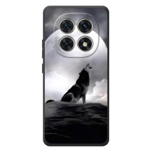 Чехол с Волком на Xiaomi Poco M8 (Волк и луна)