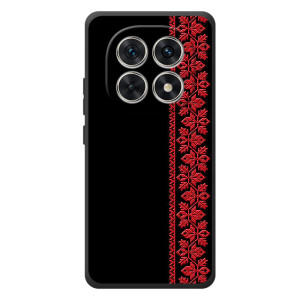 Силиконовый Чехол на Xiaomi Poco M8 с картинкой Вышиванки – Вышиванка на черном