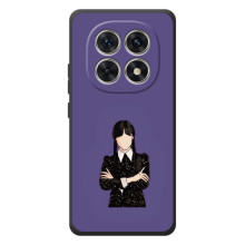 Чехлы Венсдей на Xiaomi Poco M8 Уэнсдей (AlphaPrint) – Уэнздей в черном