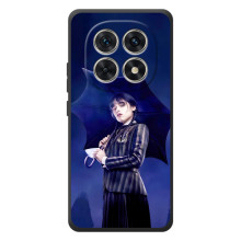 Чехлы Венсдей на Xiaomi Poco M8 Уэнсдей (AlphaPrint) – Уэнздей с зонтом