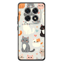 Чохол з малюнком кіт на Xiaomi Poco M8 (Колаж котів)