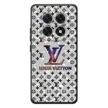 Чехол с брендом Луи Витон на Проджи MXи  ПоCo м8 (Серебряный Луи Витон)