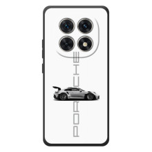 Чехол с авто Порше для Xiaomi Poco M8 – белый Порше