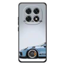 Чехол с авто Порше для Xiaomi Poco M8 – Голубой Порше