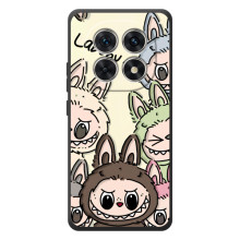 Чехол с Лабубу на Xiaomi Poco M8 (Коллаж Лабубу)
