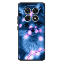 Чехол с принтом лисички на Проджи MXи  ПоCo м8 (Лисица с гирляндой)