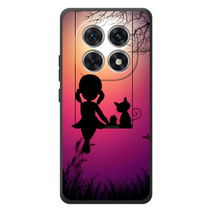 Дівчачий Чохол для Xiaomi Poco M8 – На гойдалці