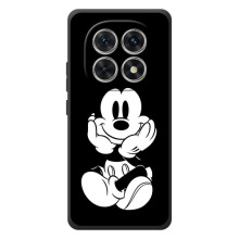 Эксклюзивный чехол для Xiaomi Poco M8 (AlphaPrint - Мультяшные) (Микки на черном)