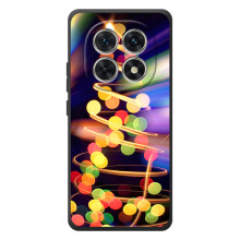 Новорічні Чохли для Xiaomi Поко M8 (VPrint) (Ялинка в огоньках)