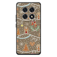 Новогодние, Праздничные Чехлы для Xiaomi Poco M8 - 2024 год (Новогодние пряники)