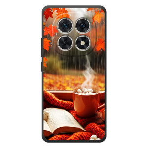 Чехол с уникальным дизайном «Осень с кофе» для Xiaomi Poco M8