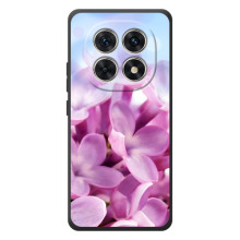 Силіконовий бампер з принтом (квіточки) на Xiaomi Poo М8 (Бузкові квіти)