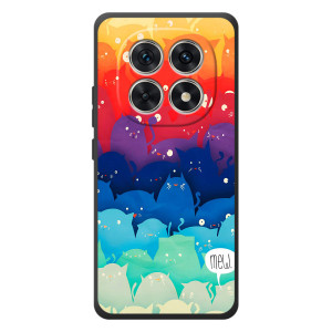 Силиконовый чехол с котиком для Xiaomi Poco M8 (Mew)